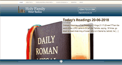 Desktop Screenshot of holyfamilybasilica.info